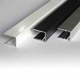 16 mm aluminium eindprofiel | wit